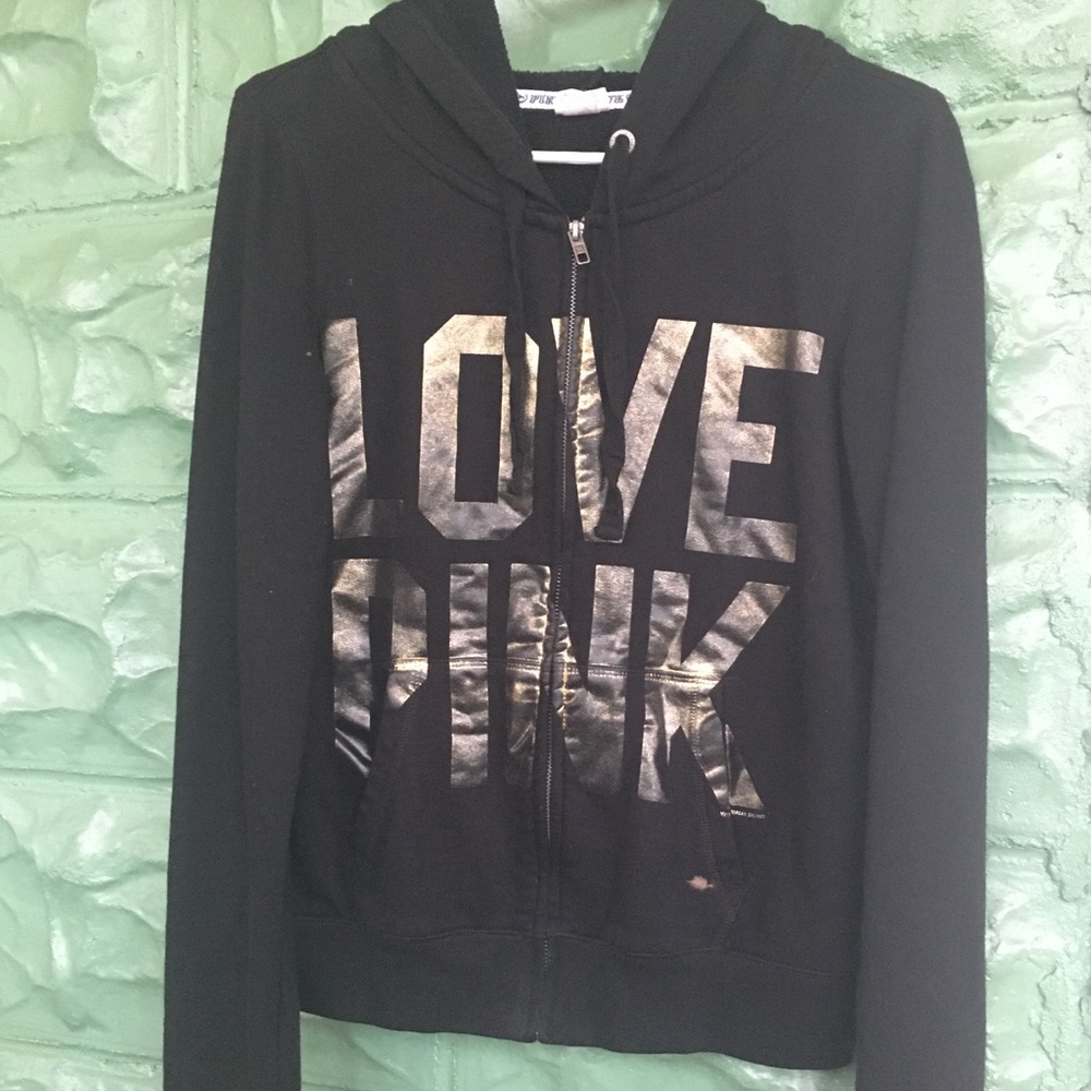 LOVE PINK | Black | Cheetah Print 86 Hoodie
